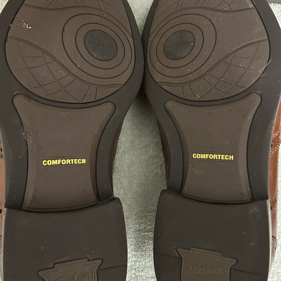 👞 Florsheim Wingtip Brown Oxford Dress Shoes - Picture 5 of 7